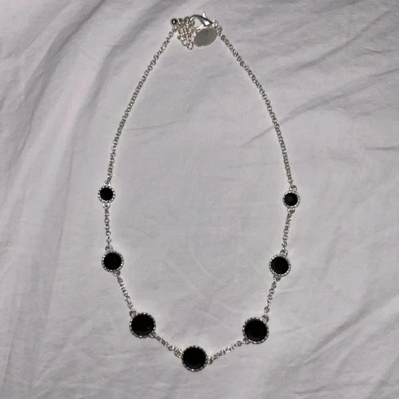 White House Black Market Black and Silver Necklace Set - Picture 2 of 9